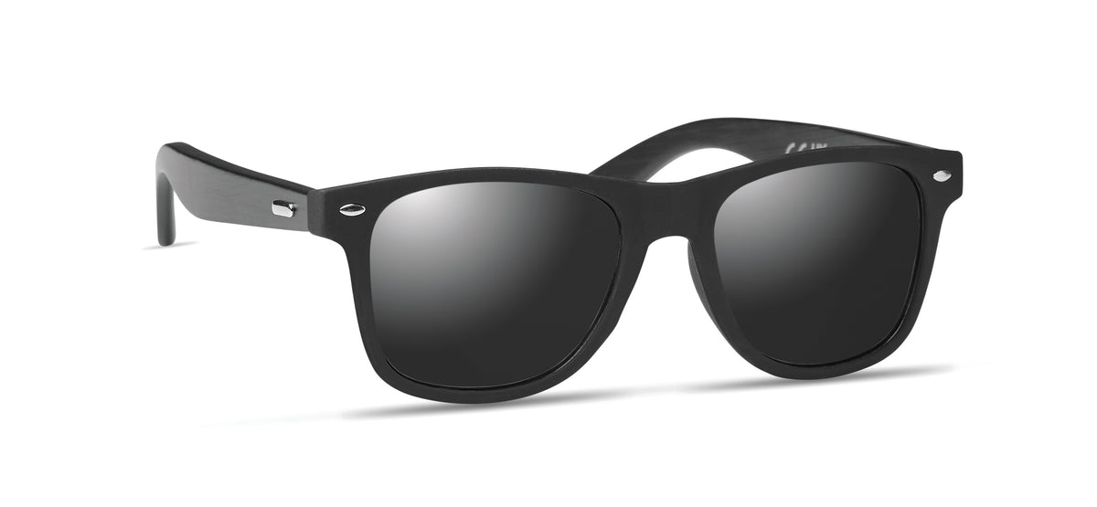RHODOS – Sunglasses with bamboo arms – Black