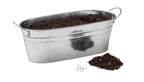 MIX SEEDS – Zinc tub with 3 herbs seeds – item picture side