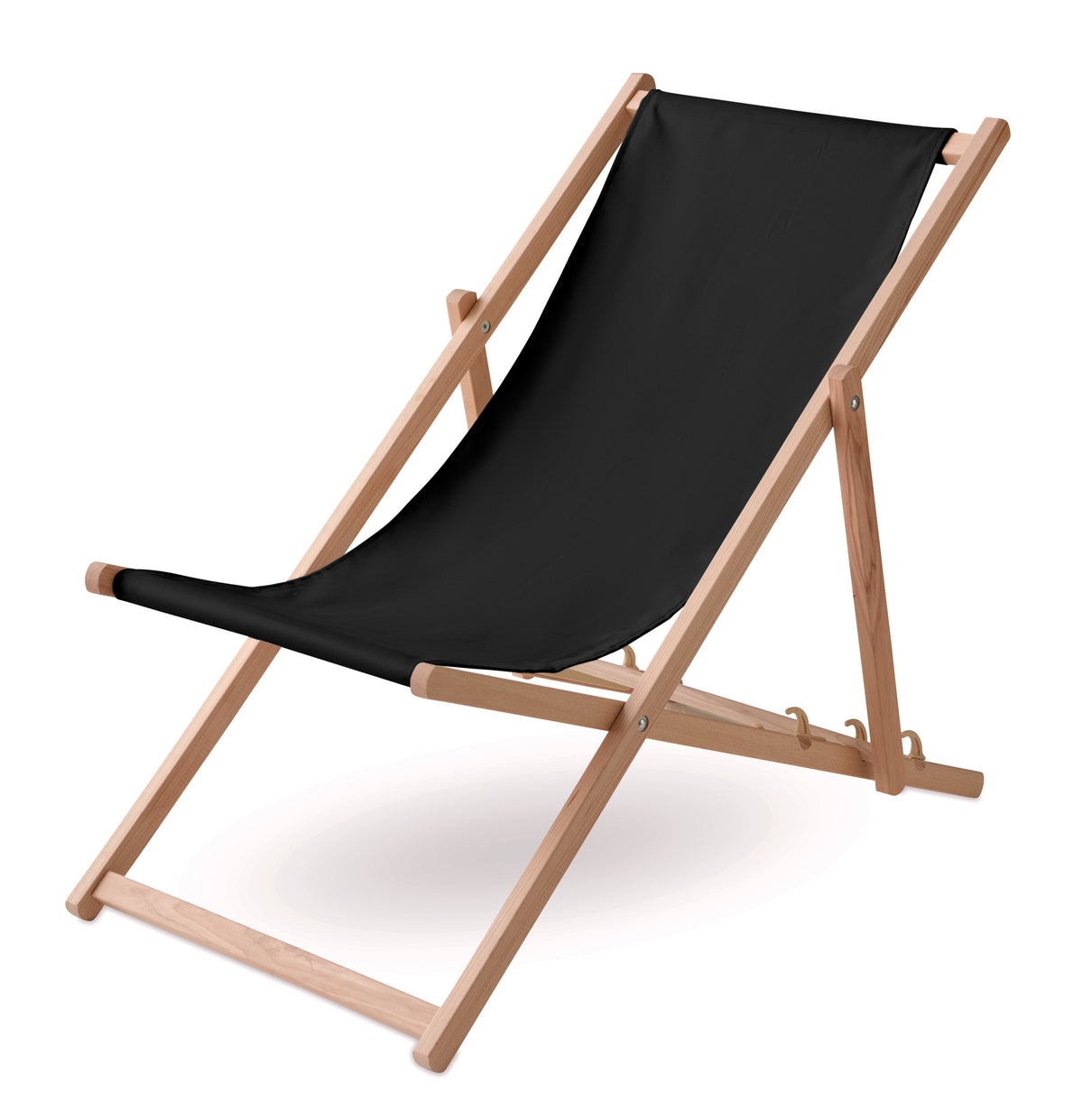 HONOPU – Beach chair in wood – Black