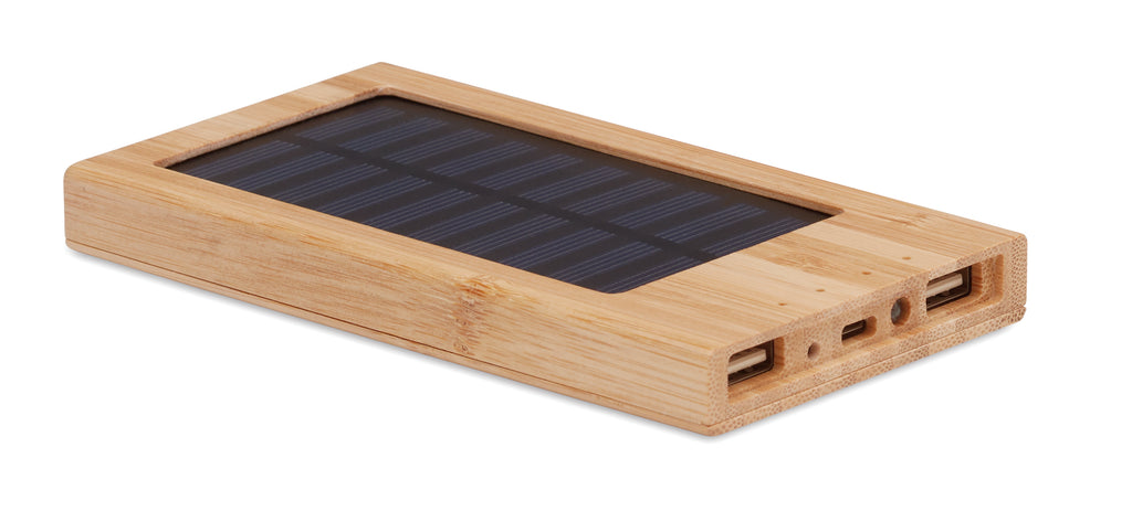ARENA SOLAR – Solar Powerbank 4000mAh 5W – Wood