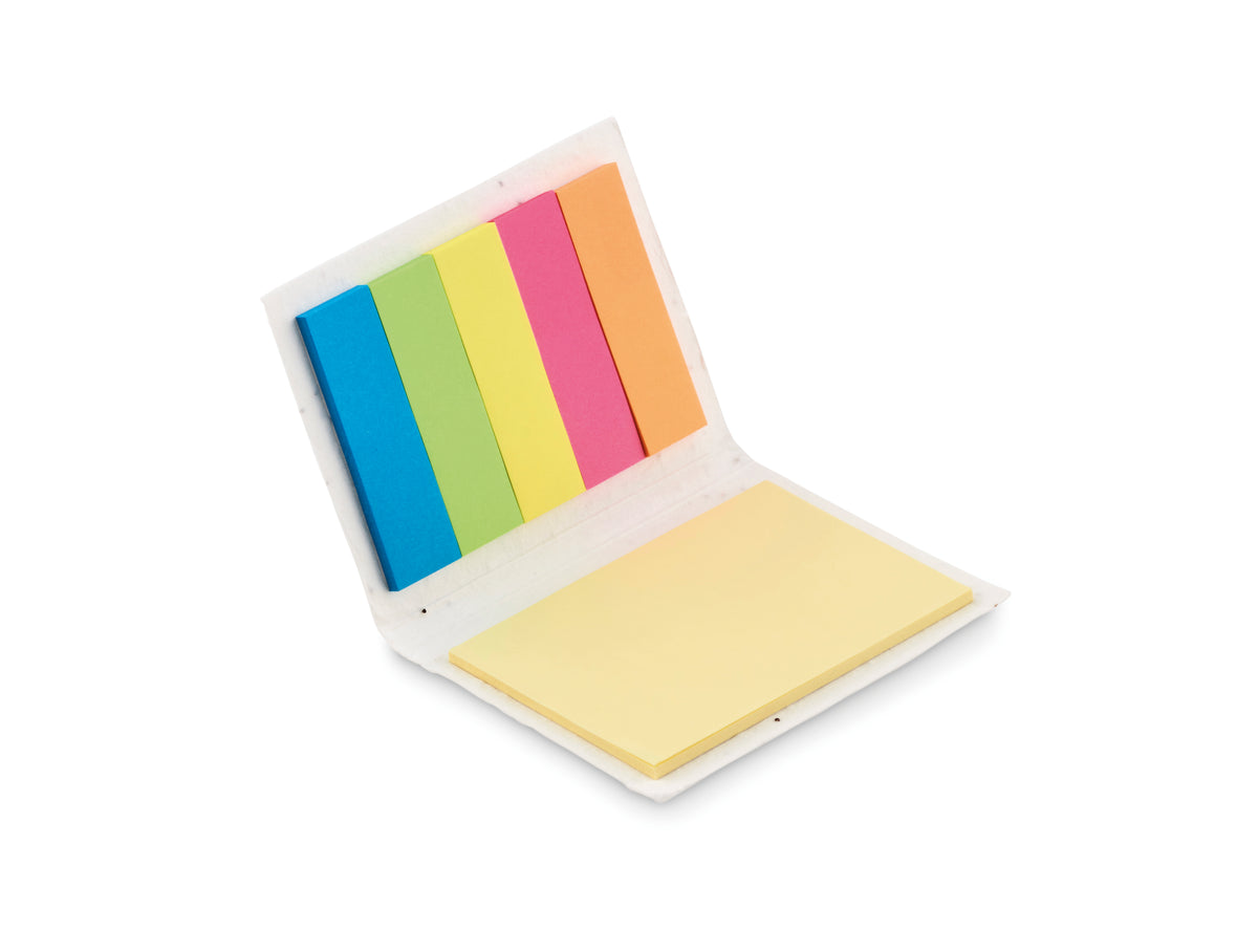 VISON SEED – Seed paper sticky note pad – item picture open
