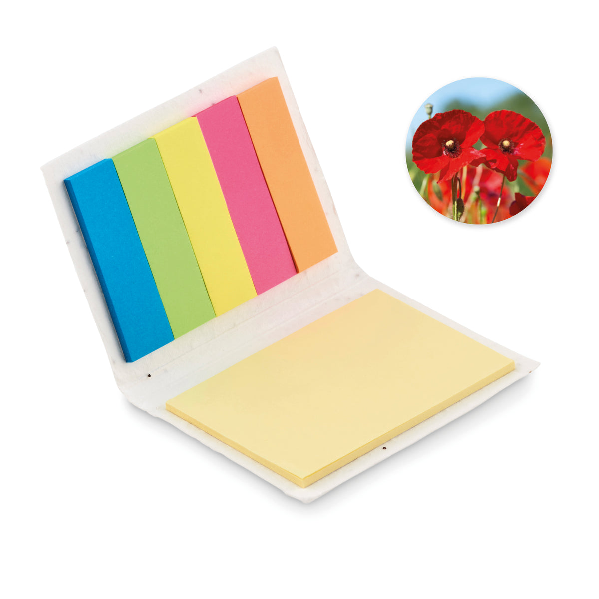 VISON SEED – Seed paper sticky note pad – White