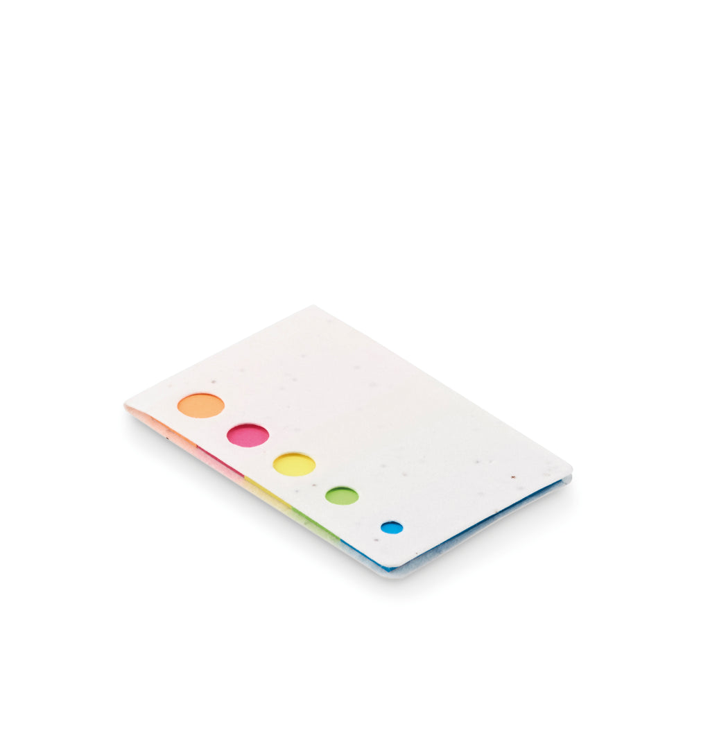 MEMO SEED – Seed paper page markers pad – item picture top