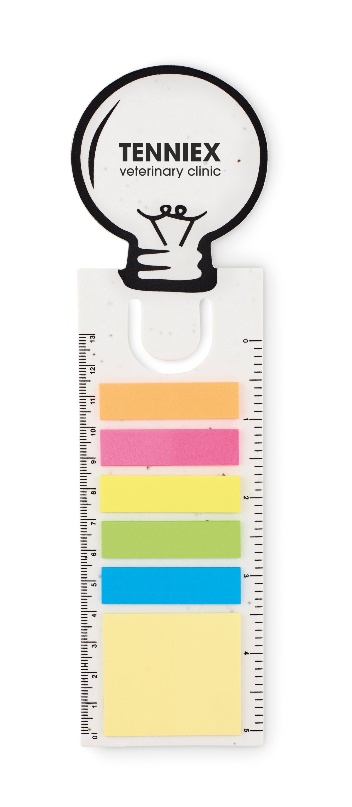 IDEA SEED – Seed paper bookmark w/memo pad – item picture printed