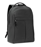 SIENA – 600D RPET 2 tone backpack – Black