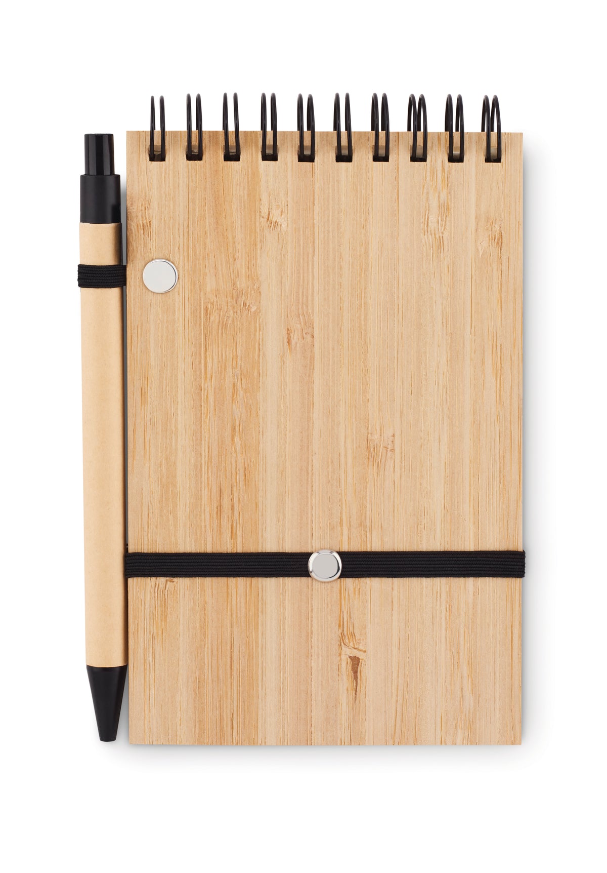 SONORABAM – A6 bamboo notepad with pen – item picture back