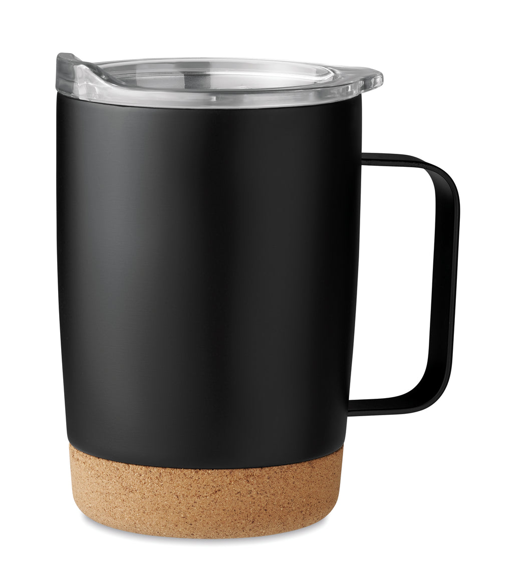 RUBY – Double wall mug 300ml – Black