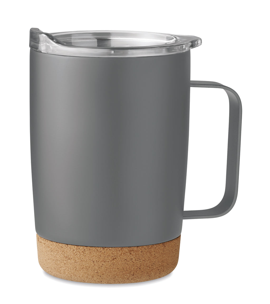 RUBY – Double wall mug 300ml – Grey