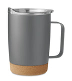 RUBY – Double wall mug 300ml – Grey