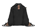 PANDA BAG – Recycled cotton drawstring bag – Black