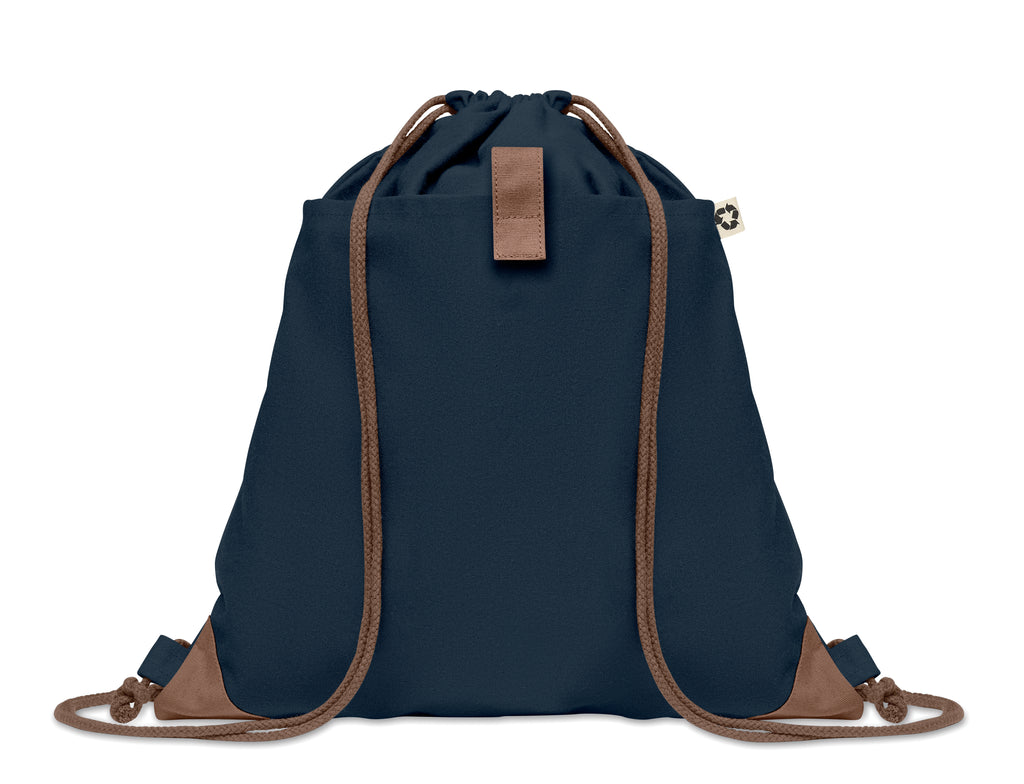 PANDA BAG – Recycled cotton drawstring bag – French Navy