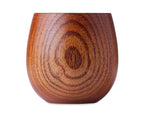 OVALIS – Oak wooden mug 250 ml – item picture side
