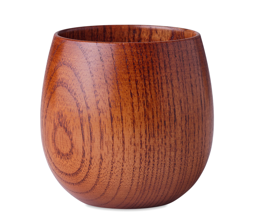 OVALIS – Oak wooden mug 250 ml – Wood