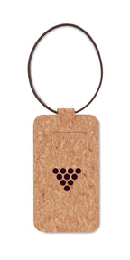 OVALIS – Cork luggage tag – item picture printed