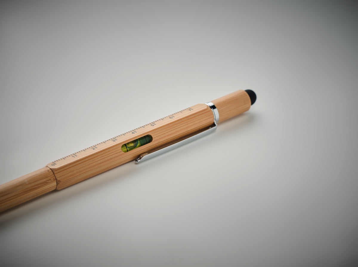TOOLBAM – Spirit level pen in bamboo – item detail picture