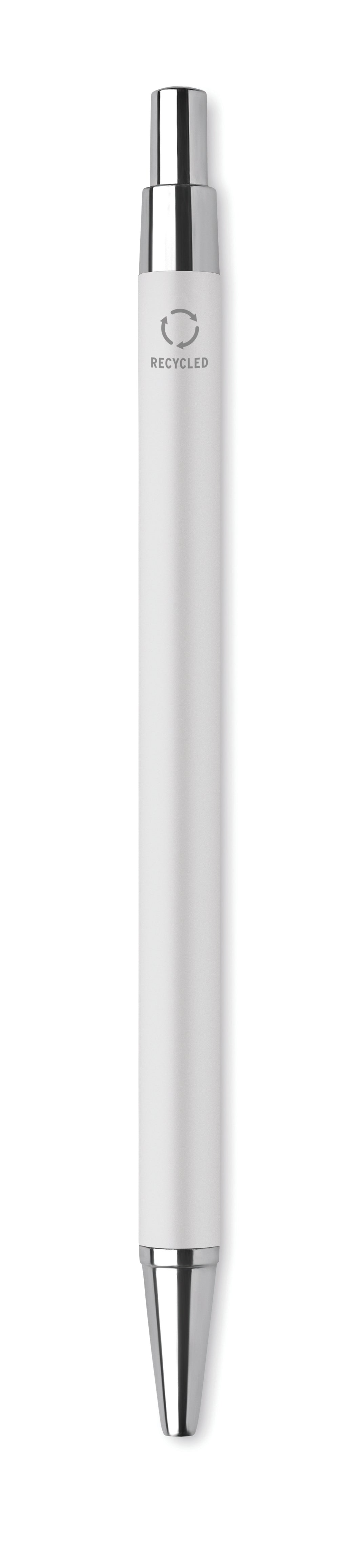 DANA – Recycled aluminium ball pen – White