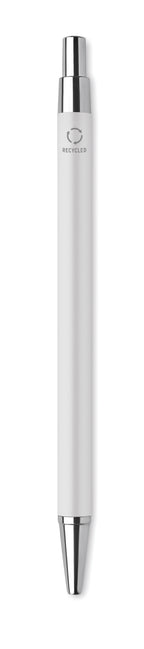 DANA – Recycled aluminium ball pen – White