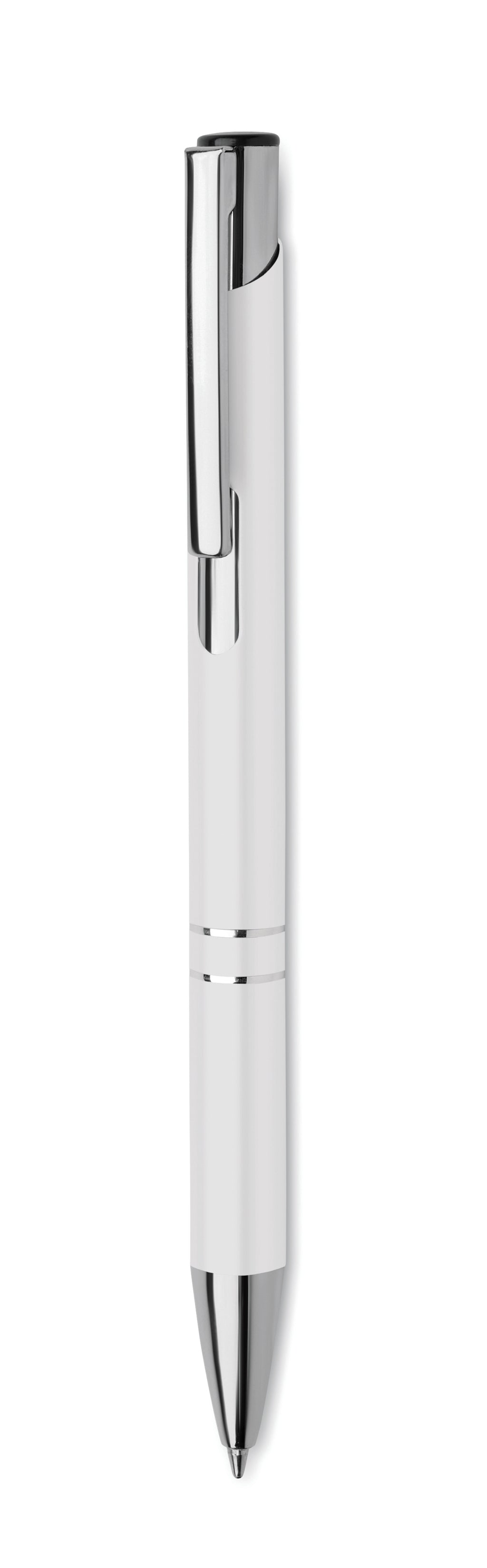 BERN RA – Recycled aluminium ball pen – White
