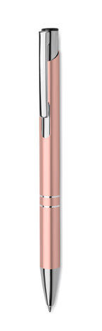 BERN RA – Recycled aluminium ball pen – Beige/Red