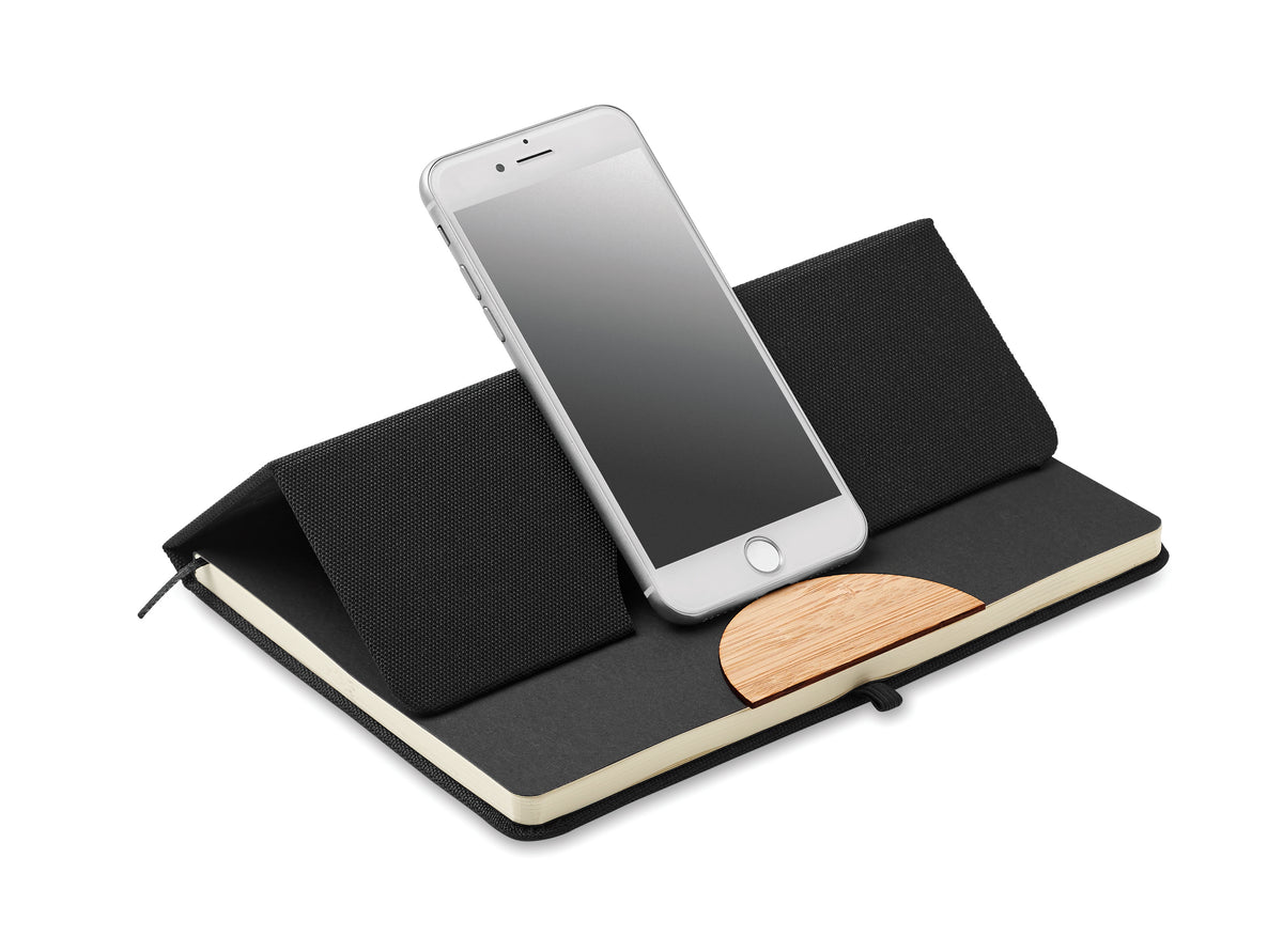 BLAMA – A5 RPET notebook 80 lined – item picture side
