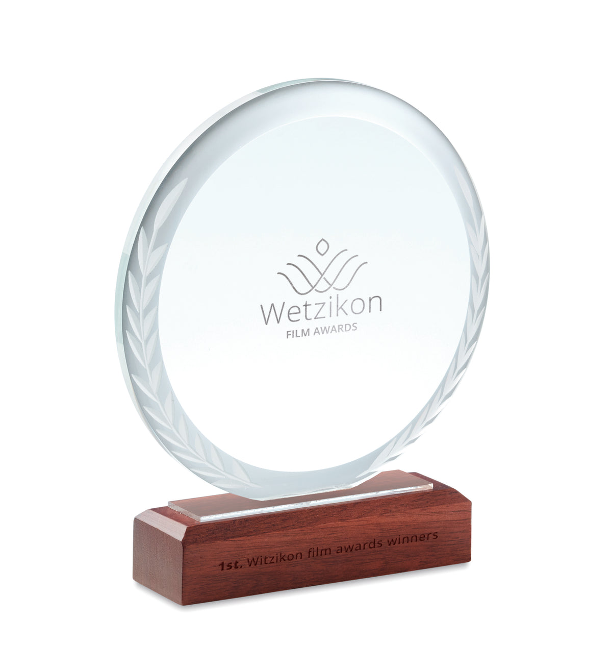 KEEN – Round award plaque – item picture printed
