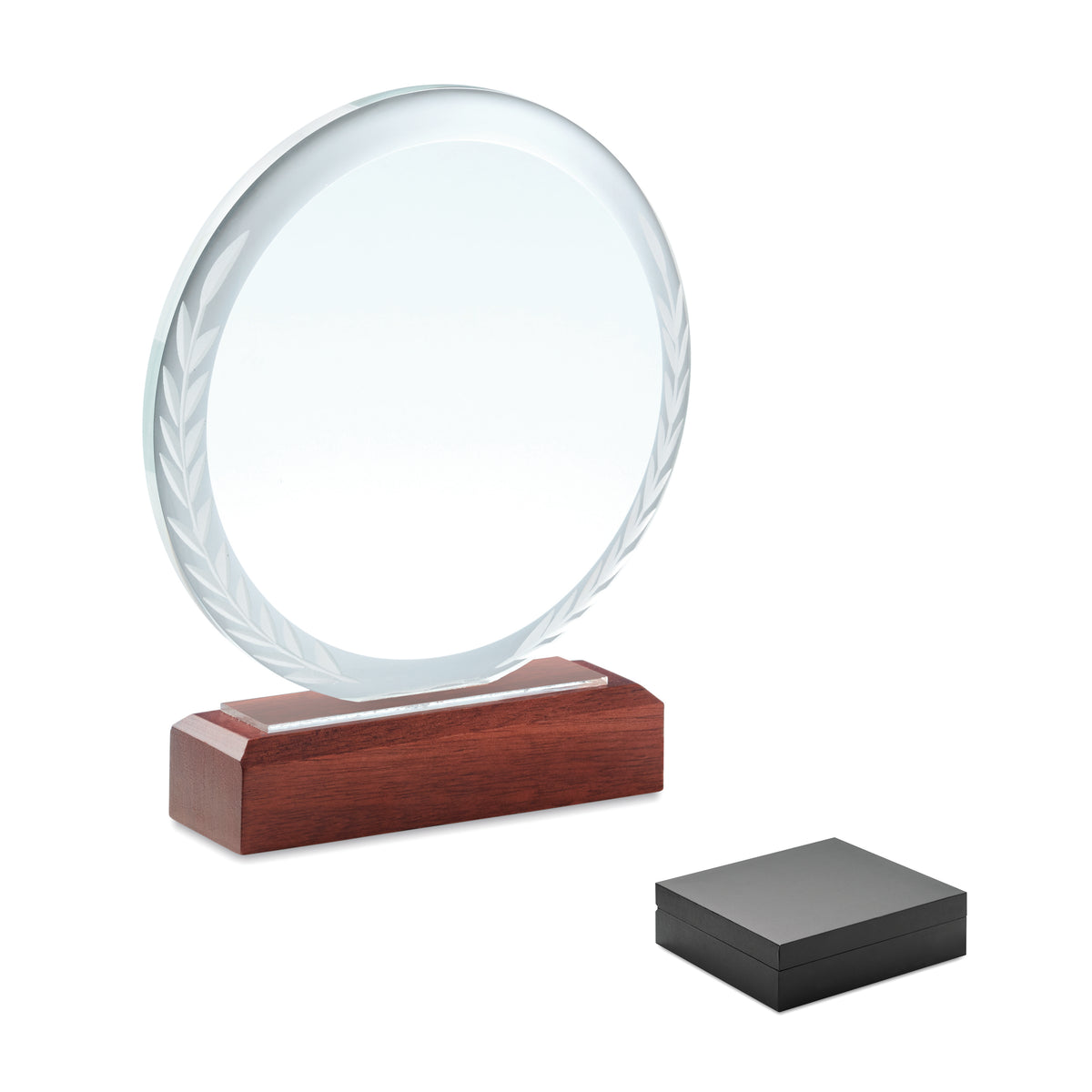KEEN – Round award plaque – Brown