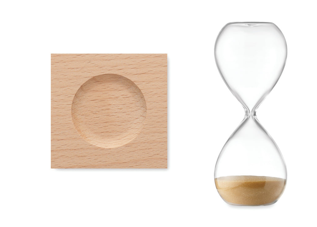 DESERT – 5 minute sand hourglass – item picture back