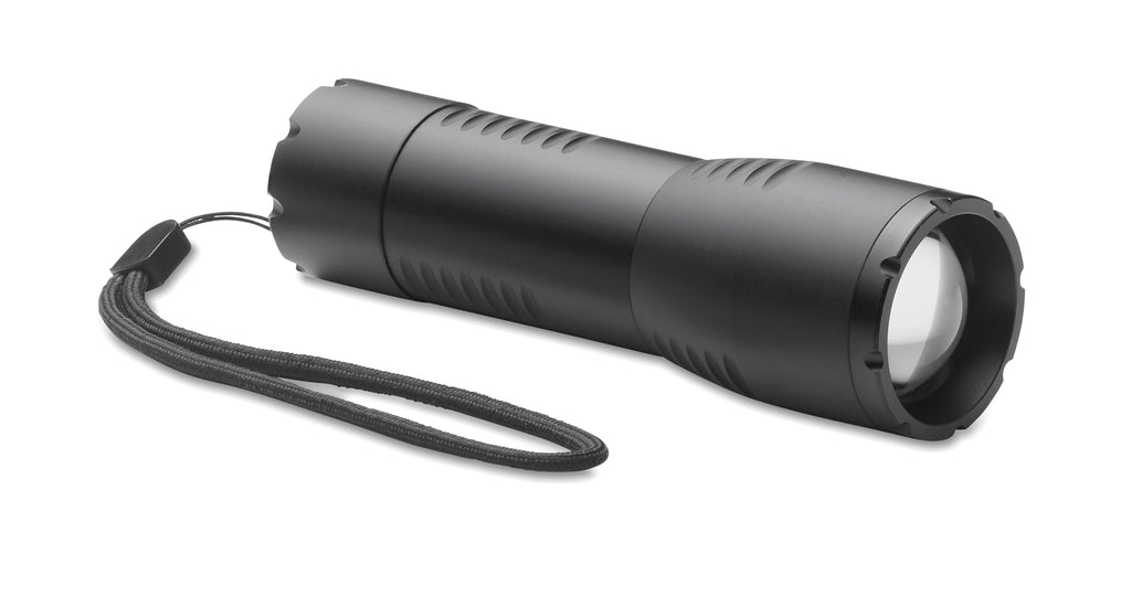 ENTA – Small aluminium LED flashlight – Black