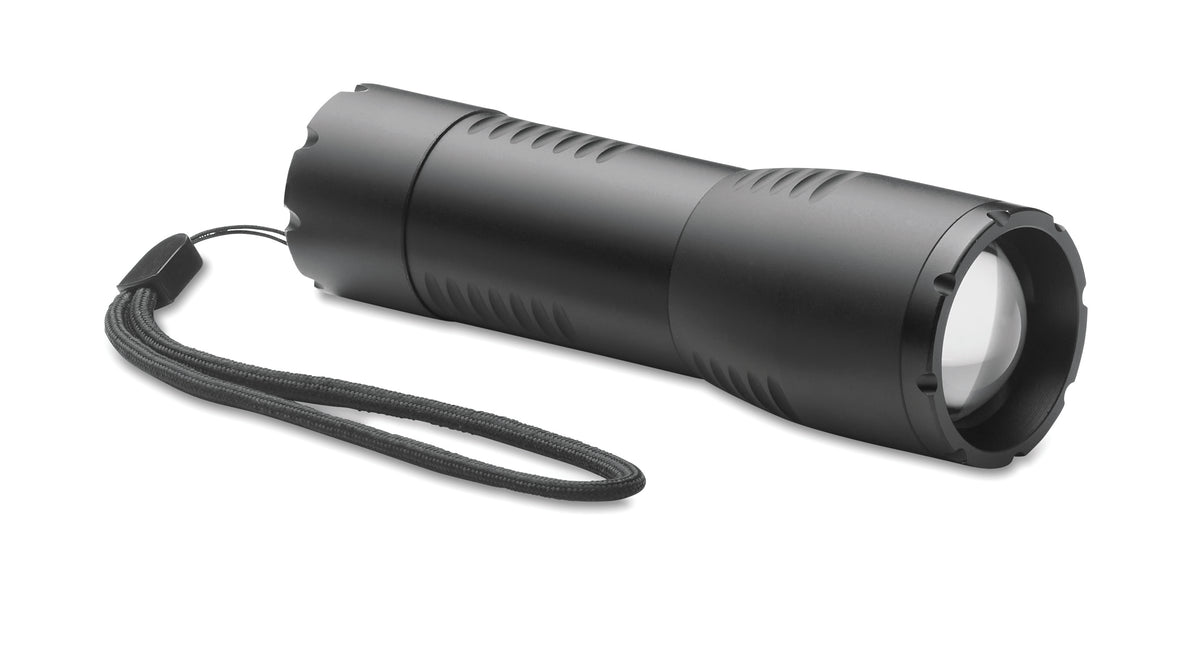 ENTA – Small aluminium LED flashlight – Black
