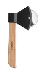 ZAZA – Pizza cutter bamboo handle – item picture printed