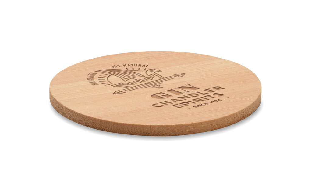 BAYIN – Bamboo round coaster – item picture printed