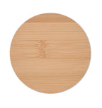 BAYIN – Bamboo round coaster – item picture side