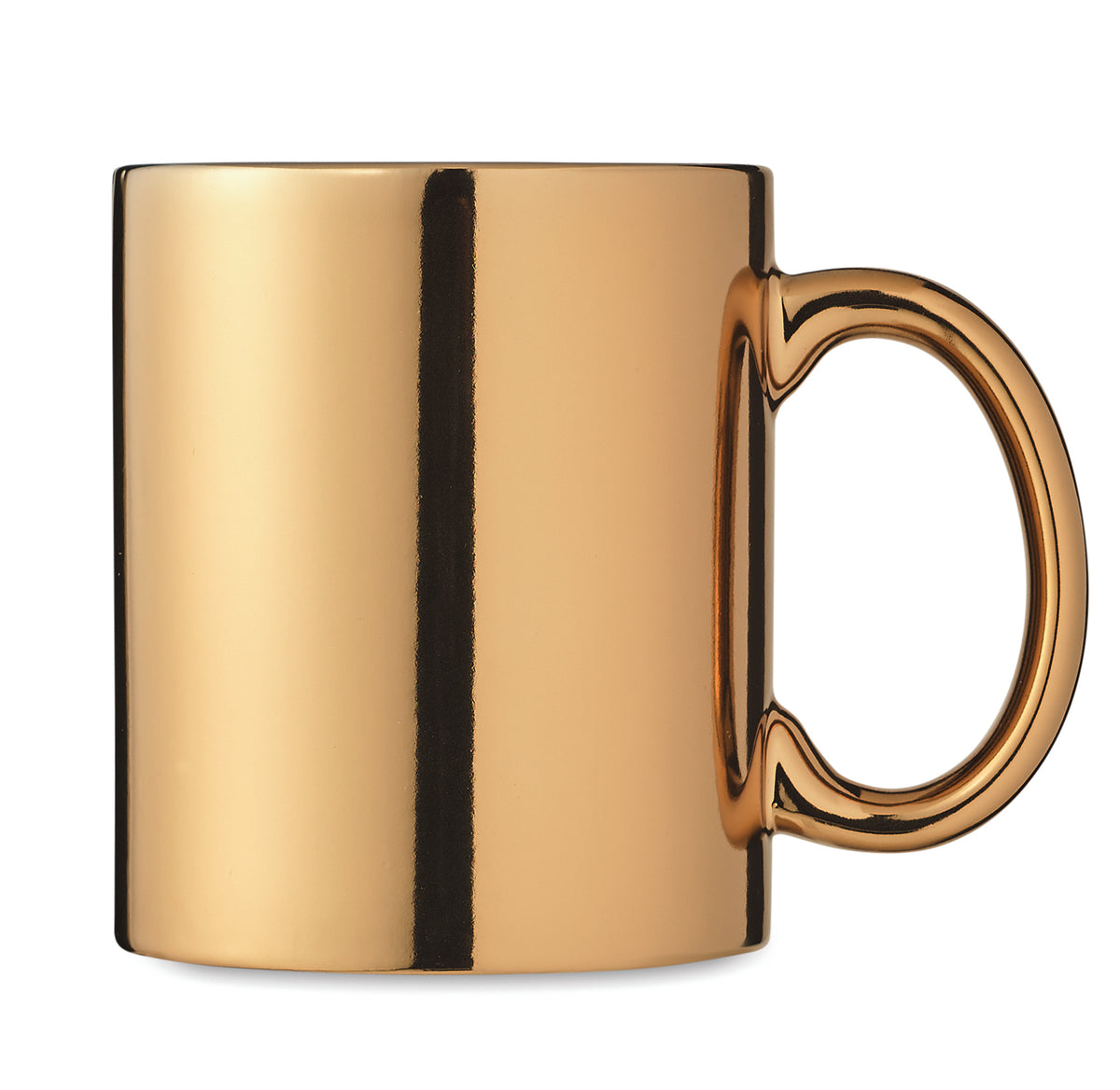 HOLLY – Ceramic mug metallic 300 ml – item picture back