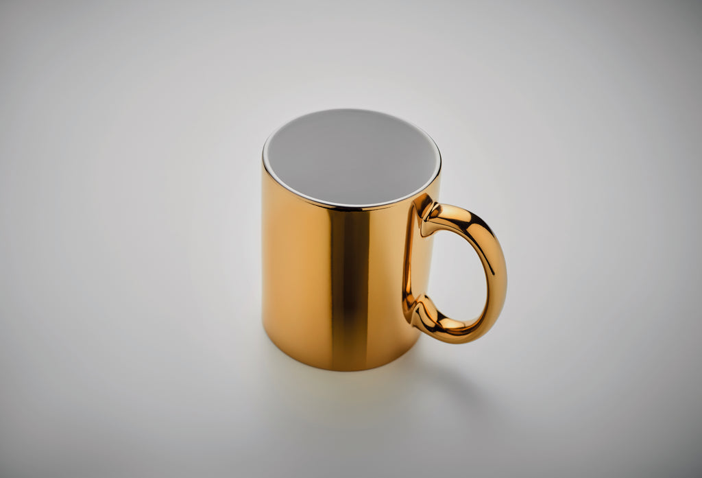 HOLLY – Ceramic mug metallic 300 ml – item detail picture