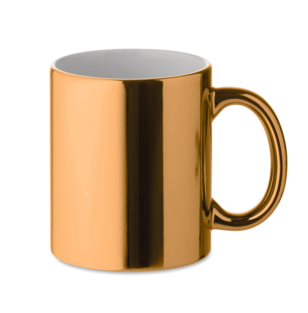 HOLLY – Ceramic mug metallic 300 ml – Gold