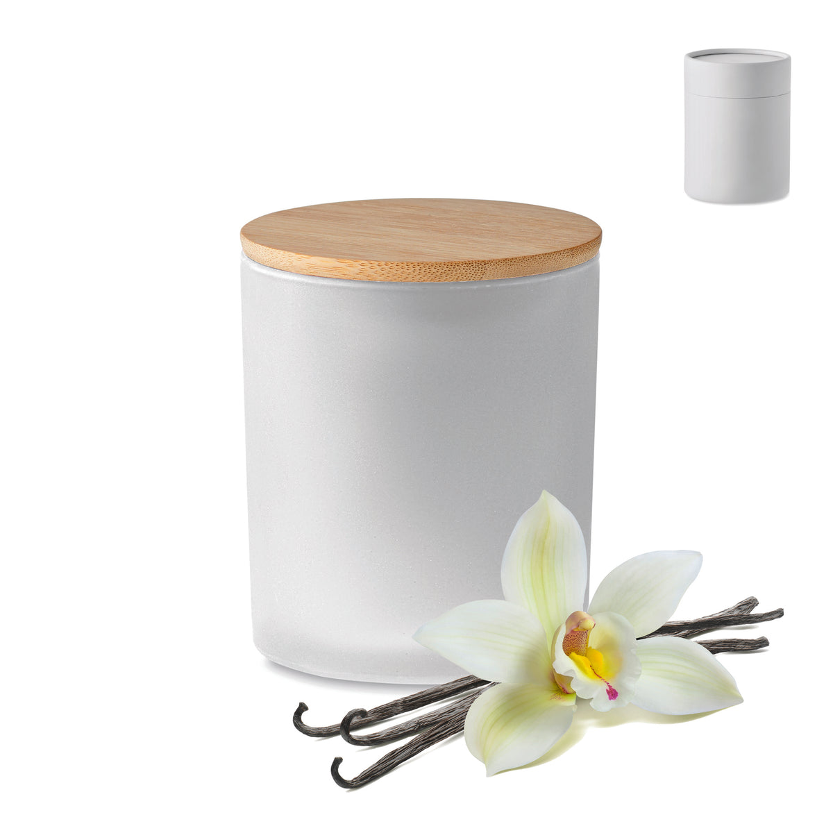 KEOPS SMALL – Plant based wax candle 120 gr – White