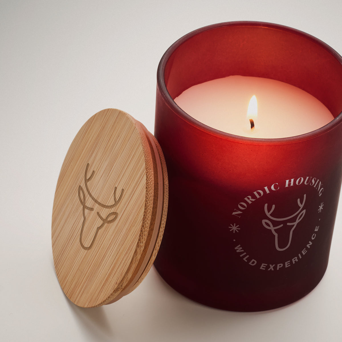 KEOPS MEDIUM – Plant based wax candle 200 gr – item picture printed