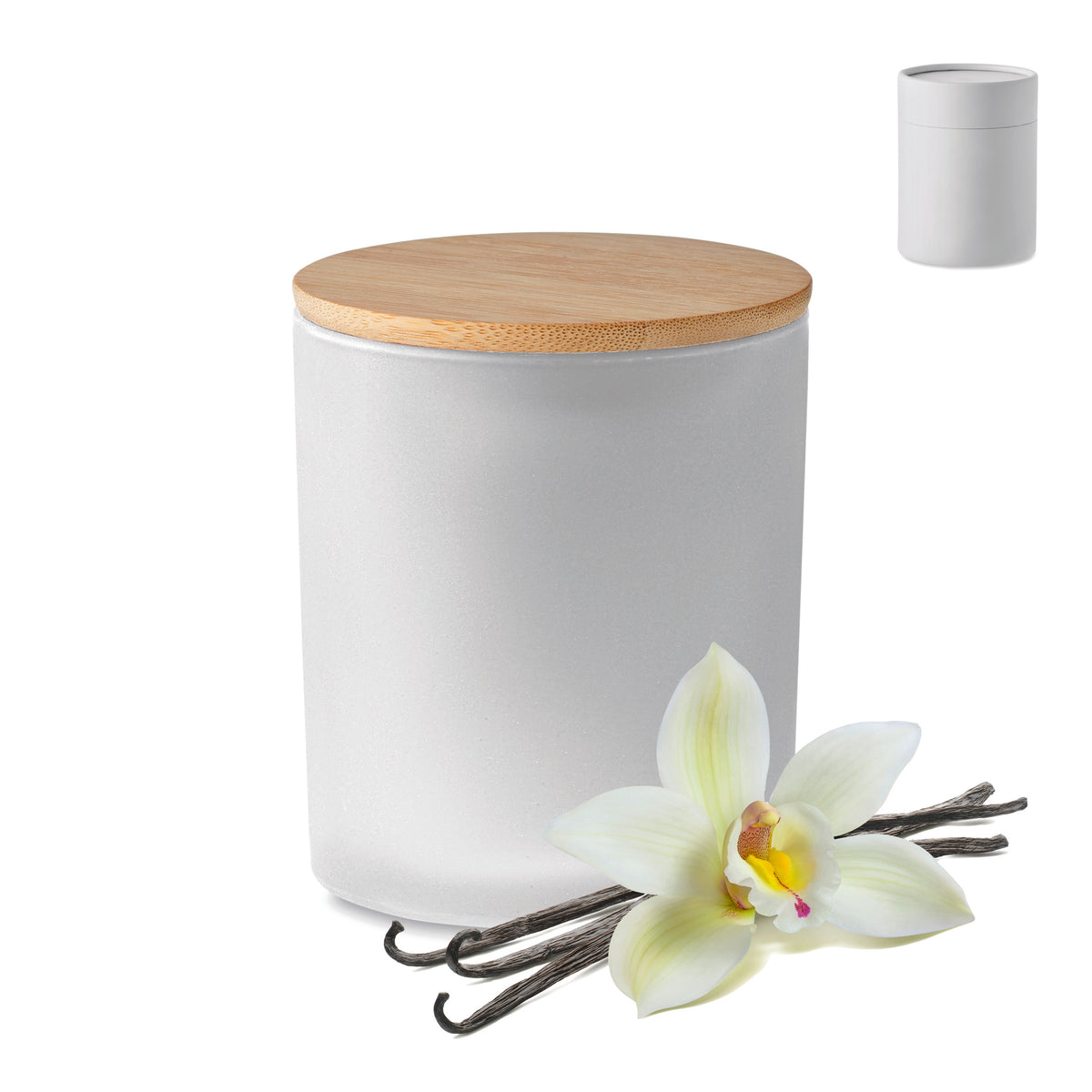 KEOPS MEDIUM – Plant based wax candle 200 gr – White