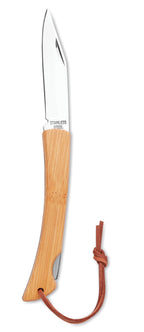 MANSAN – Foldable knife in bamboo – item picture back