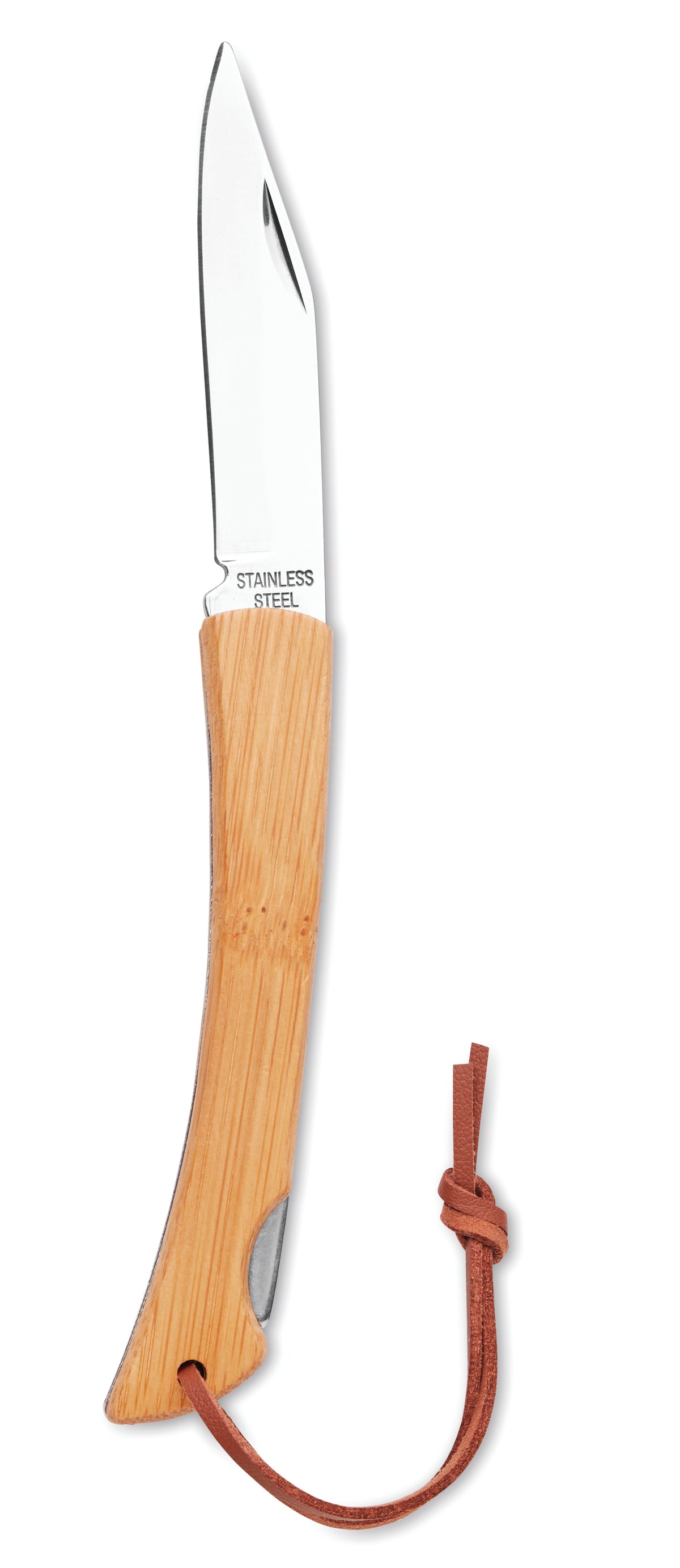MANSAN – Foldable knife in bamboo – item picture back