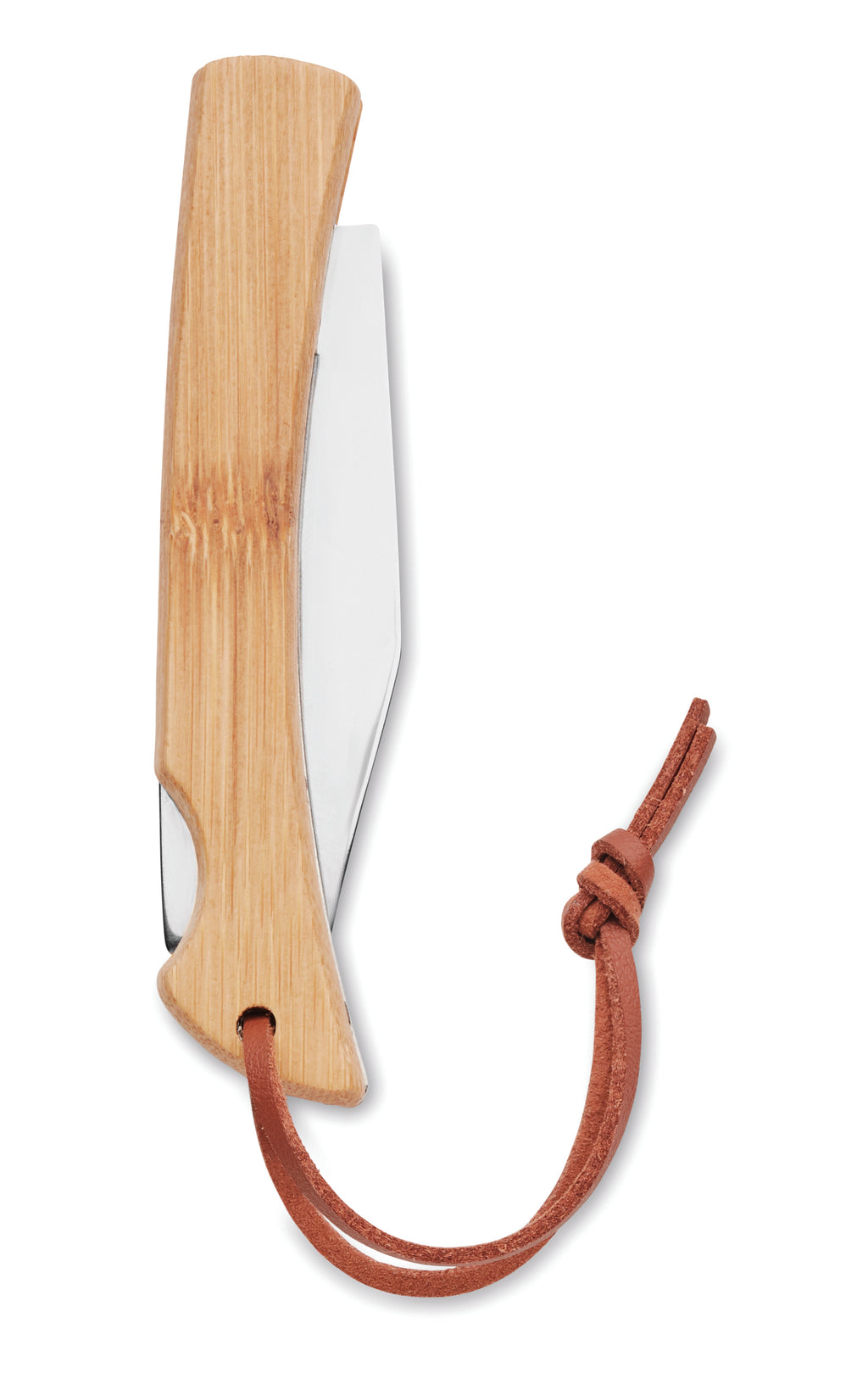 MANSAN – Foldable knife in bamboo – item picture top
