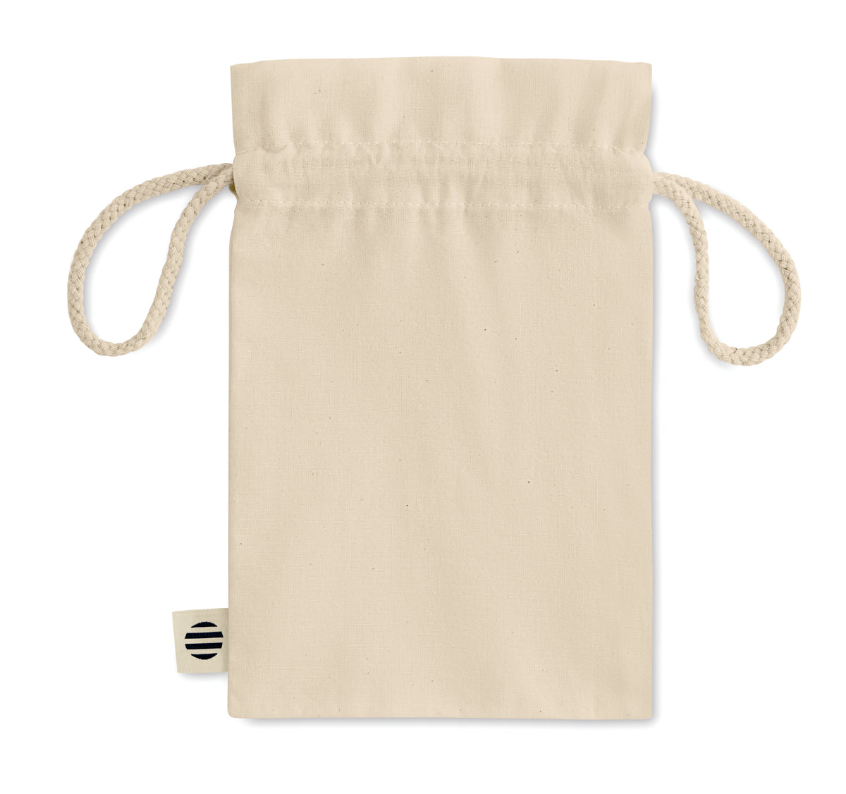 AMBER SMALL – Small organic cotton gift bag – item picture top