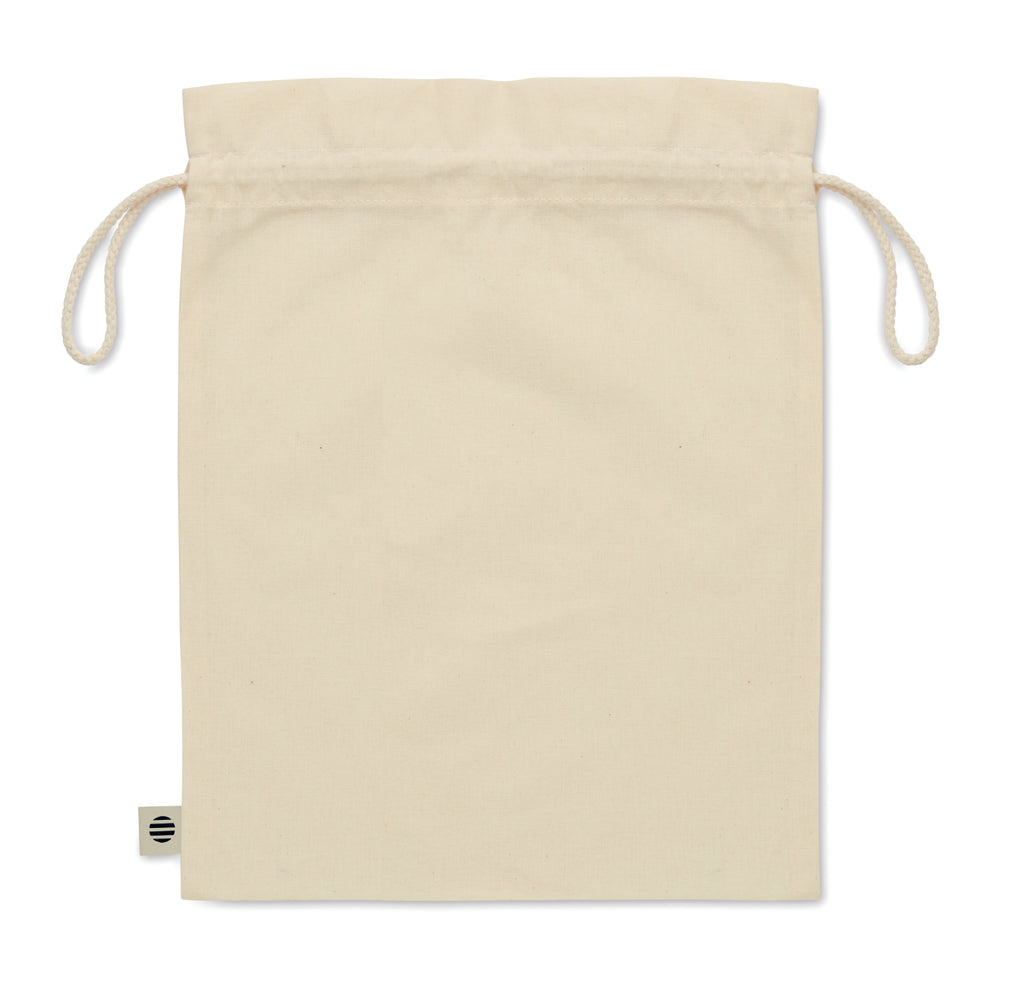 AMBER MEDIUM – Medium organic cotton gift bag – item picture back