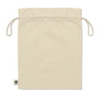 AMBER MEDIUM – Medium organic cotton gift bag – item picture back