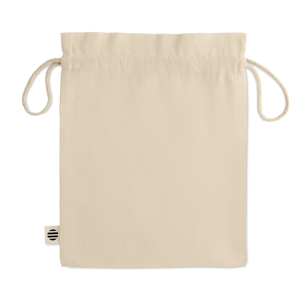 AMBER MEDIUM – Medium organic cotton gift bag – item picture top