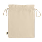 AMBER MEDIUM – Medium organic cotton gift bag – item picture top