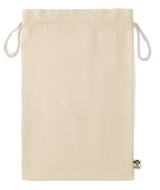 AMBER LARGE – Large organic cotton gift bag – item picture side