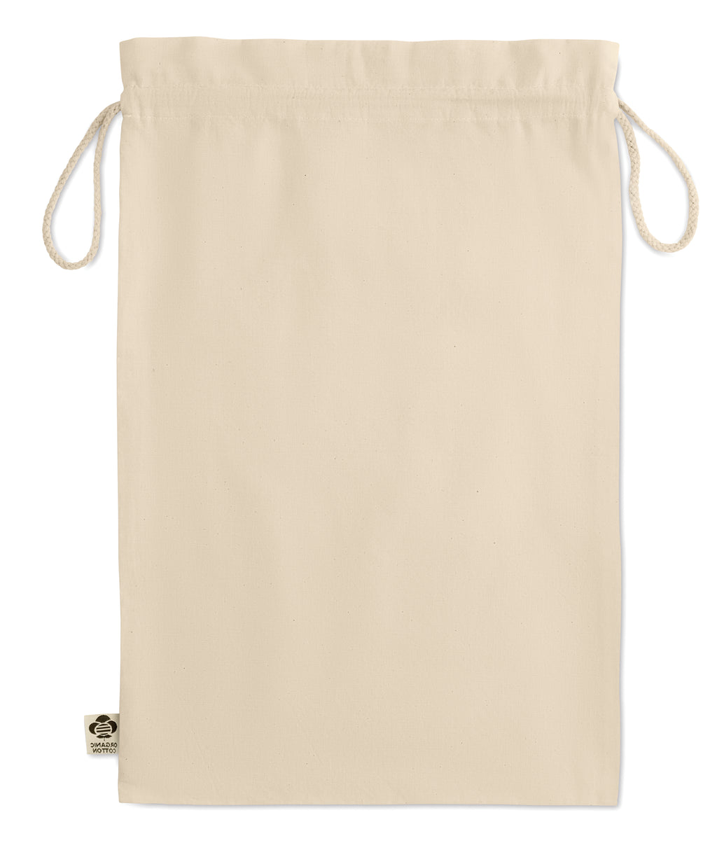 AMBER LARGE – Large organic cotton gift bag – item picture top