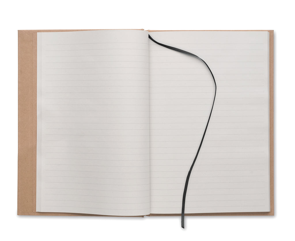 MUSA – A5 recycled page notebook – item picture open