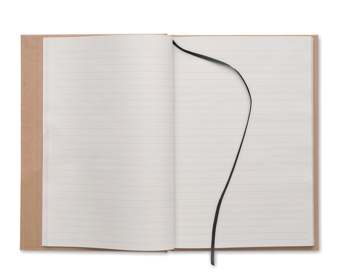 MUSA – A5 recycled page notebook – item picture open
